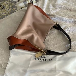 Coach leather carryall medium